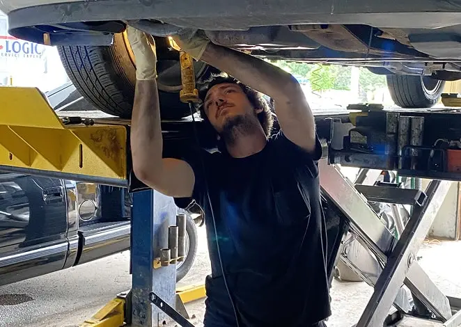 Scott Bolt at Bolt's Auto in Orillia, Ontario